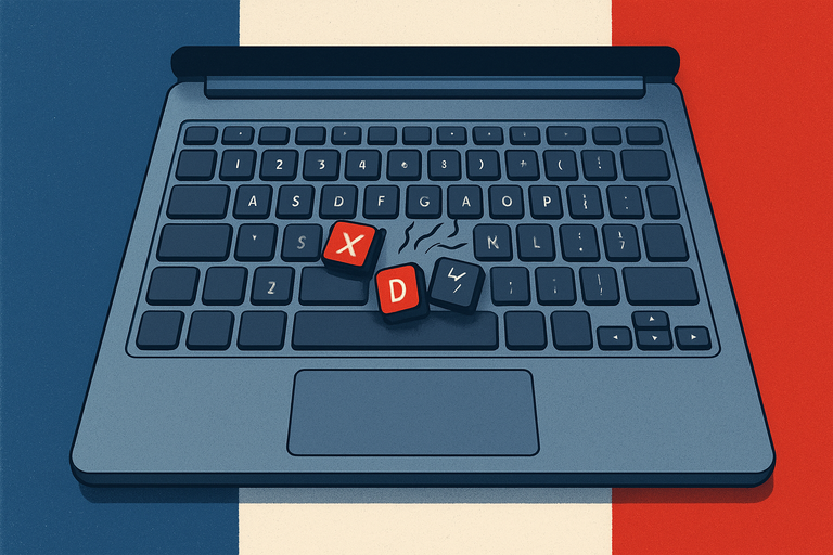 Réparation d'un clavier de pc DELL certaines touches ne marchent plus