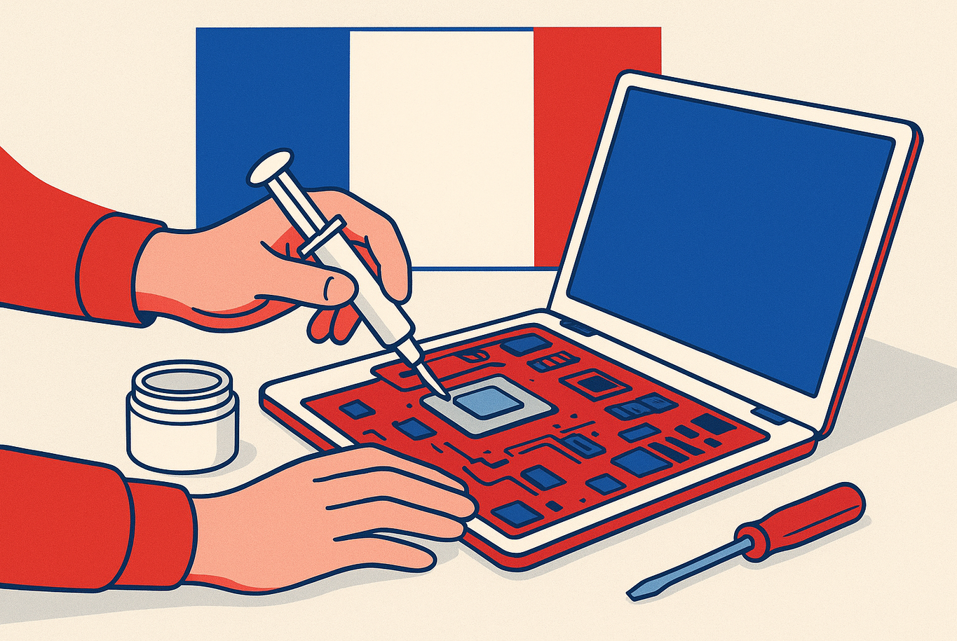 Remplacement de pâte thermique DELL