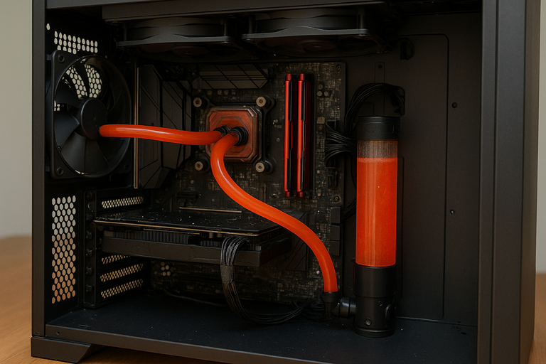 Radiateur bouché par poussière dell
